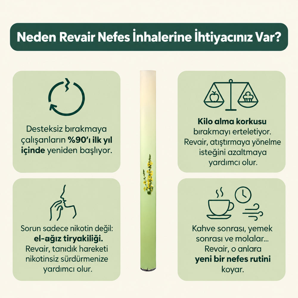 Revair Sığırkuyruğu Özlü Bitkisel Nefes İnhaleri