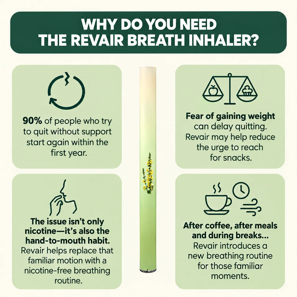 Revair Mullein Extract Herbal Breathing Inhaler